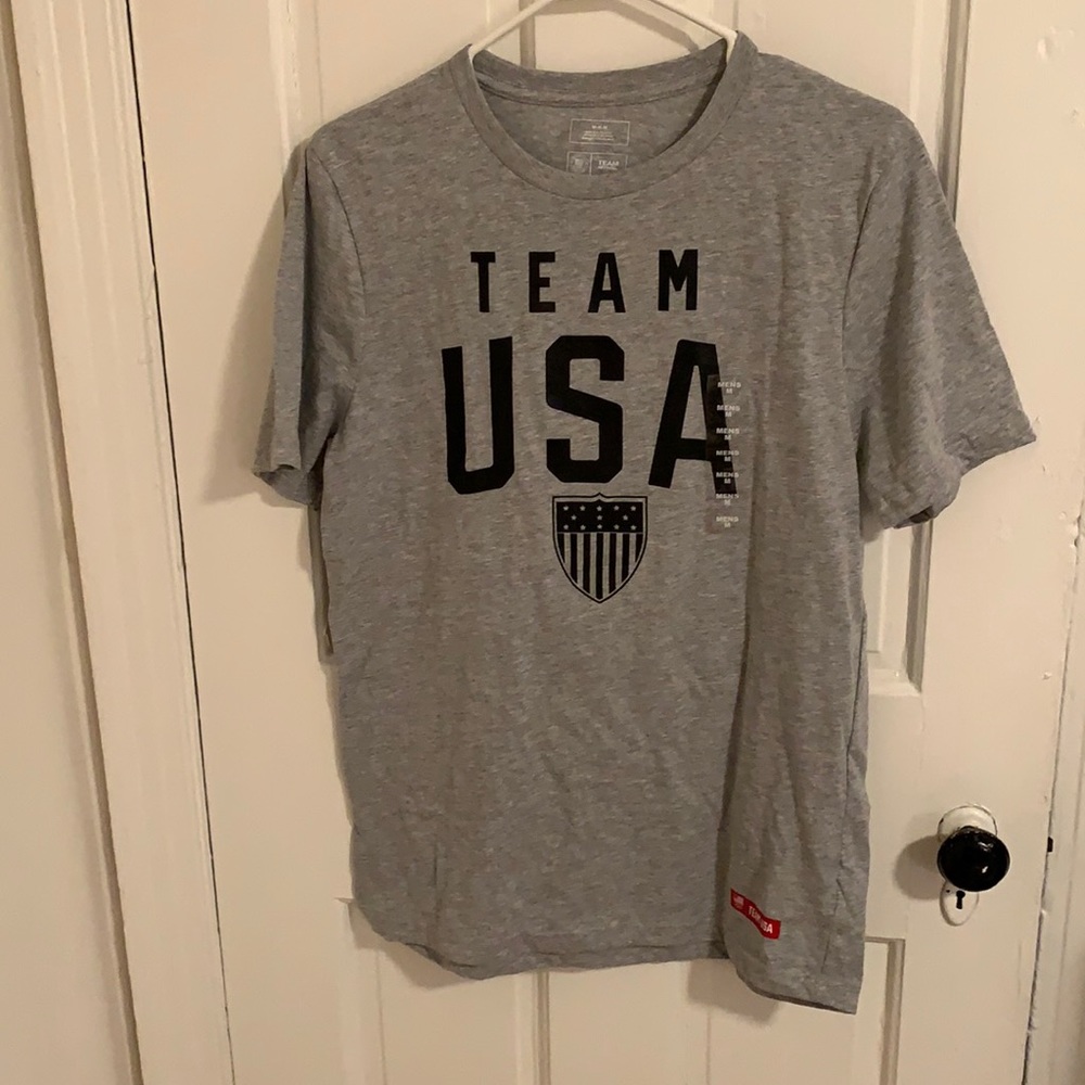Team USA NWT grey cotton tee shirt